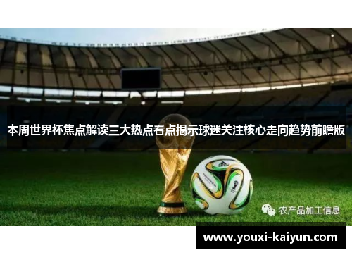 本周世界杯焦点解读三大热点看点揭示球迷关注核心走向趋势前瞻版